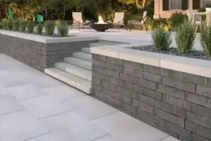 Patio Retaining walls