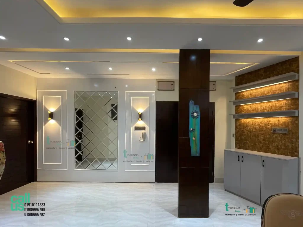 Latest interior design project dhanmondi by tarunna design